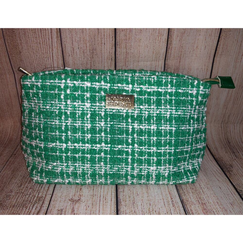 Mario Badescu Green & White Cosmetic Bag